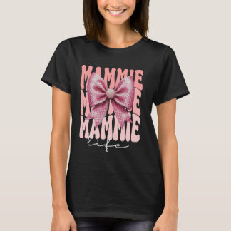Camiseta Dia de as mães de vovó rosa Arco Coquette