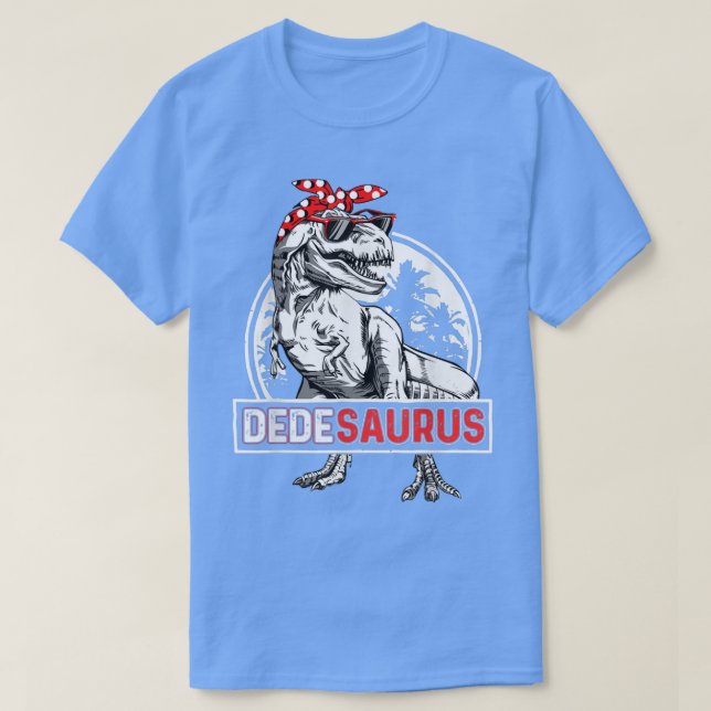 Camiseta Dia de as mães Dedesauro T re Dinossauro Engraçado (Frente do Design)