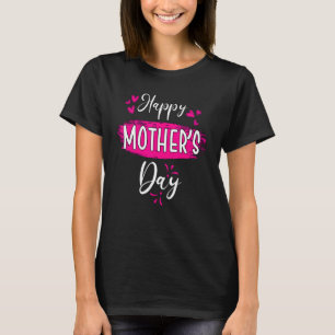 Camiseta Dia de as mães Dia de as mães feliz