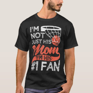 Camiseta Dia de as mães do jogador-mãe Bysketbyll Número da