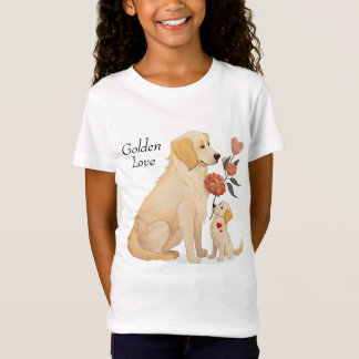 Camiseta Dia de as mães do ouro Retriever Puppy