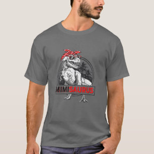 Camiseta Dia de as mães Engraçado Mimisaurus Rex Dinossau