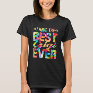 Camiseta Dia de as mães Eu Tenho O Melhor Gigi Tie Dye