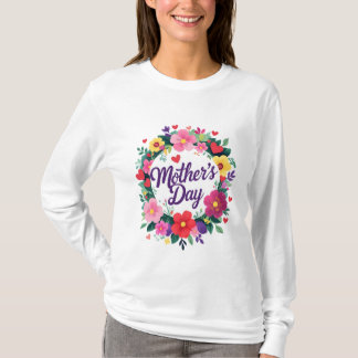 Camiseta Dia de as mães Feliz