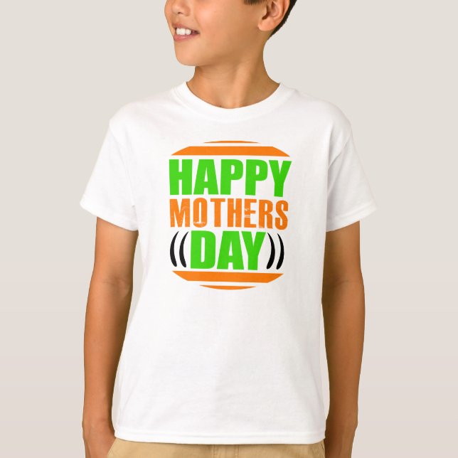 Camiseta Dia de as mães Feliz-13335 (Frente)