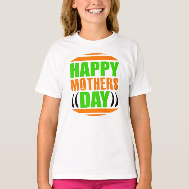 Camiseta Dia de as mães Feliz-13335 (Frente)