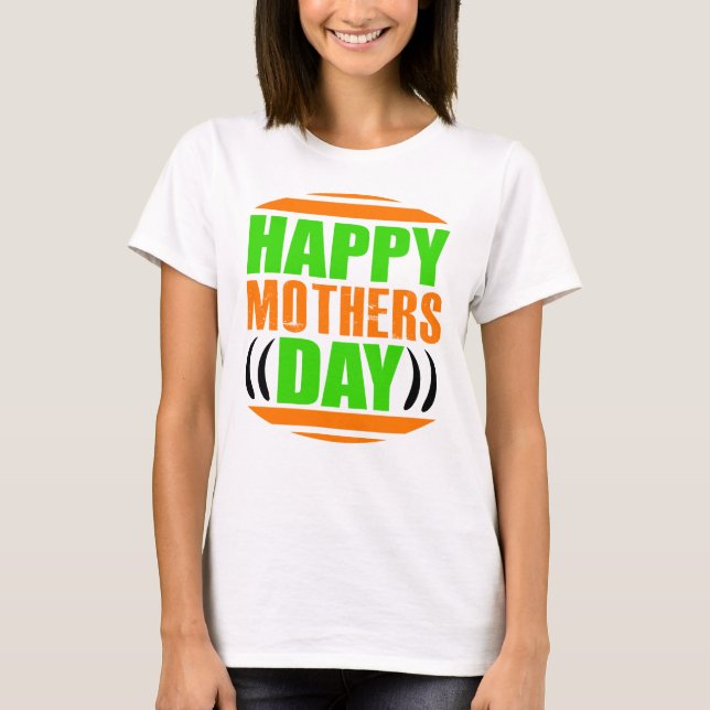 Camiseta Dia de as mães Feliz-13335 (Frente)