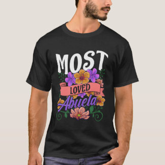 Camiseta Dia de as mães Floral Abuela Mais Amado