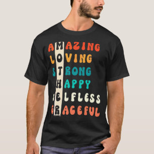 Camiseta Dia de as mães Madre Definição Incrível Stro Adorá
