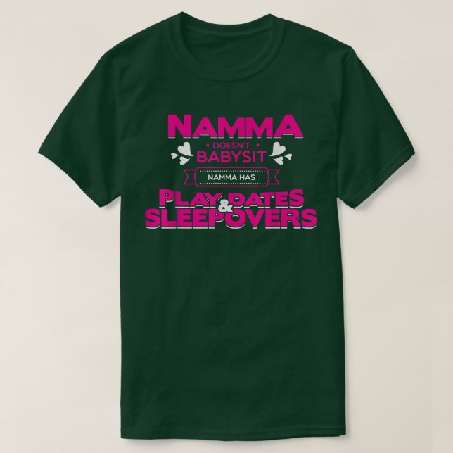 Camiseta Dia de as mães Namma Grandmafor (Frente do Design)