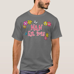 Camiseta Dia de as mães Nan Est 2023 - Mothering domingo