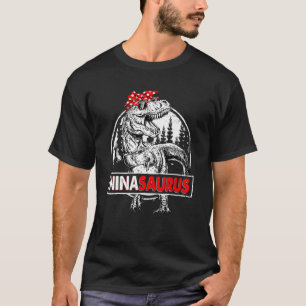 Camiseta Dia de as mães Ninasaurus Rex Dinosaur Nina Saurus
