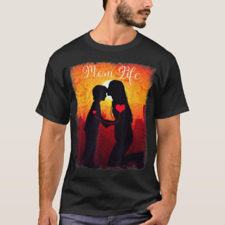 Camiseta Dia de as mães Novo 2022 MOM Life Cute adolescente
