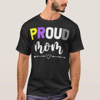 Camiseta Dia de as mães Oferta de Orgulho Não Binário Orgul
