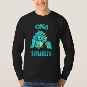 Camiseta Dia de as mães Omasaurus Rex Dinossaur Oma Saurus