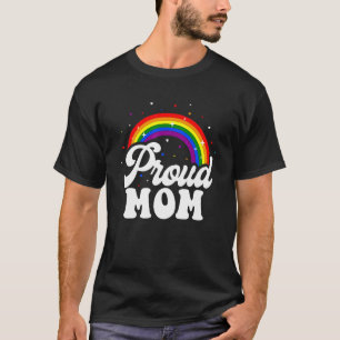 Camiseta Dia de as mães Orgulhoso Mãe Lgbt Gay Lgbt Lésbica
