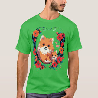 Camiseta Dia de as mães Pomeraniano