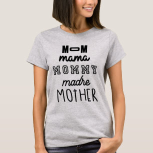 Camiseta Dia de as mães presente mãe mãe Mamãe mãe mãe mãe