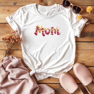 Camiseta Dia de as mães Sentimental Bonito