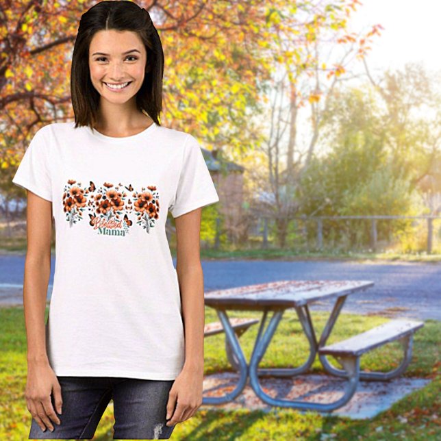 Camiseta dia de as mães T-Shirt "Abençoada Mãe" (Criador carregado)