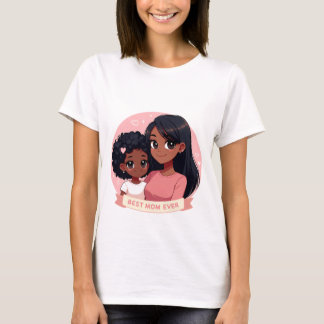 Camiseta Dia de as mães - Uma mãe e sua filha