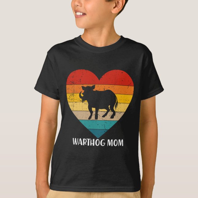 Camiseta Dia de as mães Vintage Warthog Mãe (Frente)