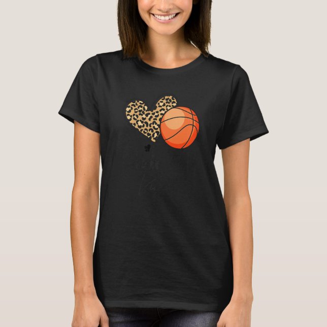 Camiseta Dia de Basquete Americano Viba Basquete Mãe L (Frente)