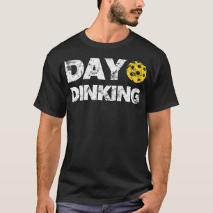 Camiseta Dia de Bebida Piclebol Farto Dink Mulheres Homens