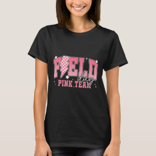 Camiseta Dia de Campo 2025 Equipe Rosa Excursão da Equipe d