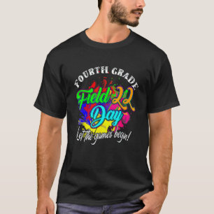 Camiseta Dia de Campo da Quarta Série 2022 Que Comece os Jo