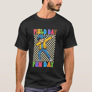 Camiseta Dia de Campo Dia Divertido Para Crianças do Profes