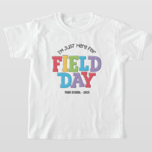 Camiseta Dia de Campo na Escola Primária Personalizado