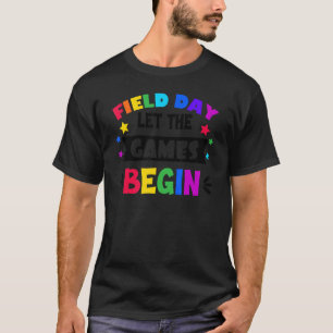 Camiseta Dia De Campo Que Comecem Os Jogos Para Crianças Me
