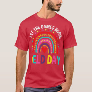Camiseta Dia de Campo Que Os Jogos Comecem A Cores Rapariga