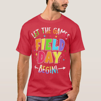 Camiseta Dia de Campo Que Os Jogos Comecem Crianças Meninas