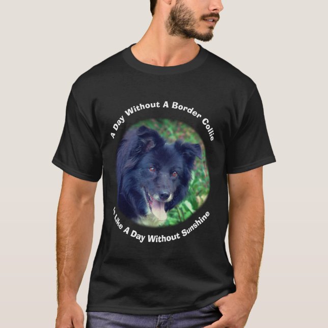 Camiseta Dia de Collie de Fronteira Sem (Frente)