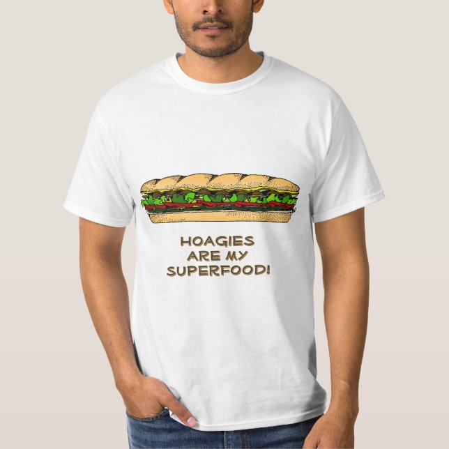 Camiseta Dia de Comer um Hoagie (Frente)