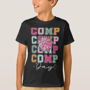 Camiseta Dia de Competição de Cheerleader Dia de Competição