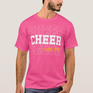 Camiseta Dia de Competição de Cheerleading Dia de Cheer