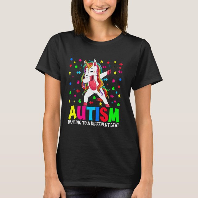 Camiseta Dia de Conscientização do Autismo da Peça do Quebr (Frente)