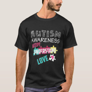 Camiseta Dia de Conscientização do Autismo-Descolado Aceita