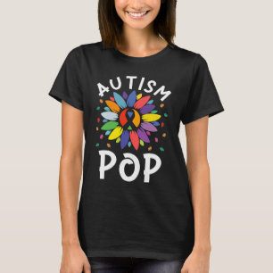 Camiseta Dia de Conscientização do Autismo do Girassol Famí