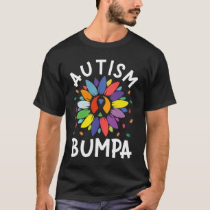 Camiseta Dia de Conscientização do Autismo do Girassol Famí
