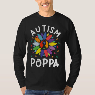 Camiseta Dia de Conscientização do Autismo do Girassol Famí