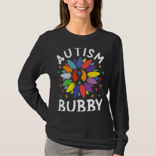 Camiseta Dia de Conscientização do Autismo do Girassol Famí