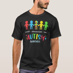 Camiseta Dia de Conscientização do Autismo Frases Autistas