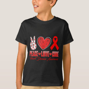 Camiseta Dia de conscientização sobre doenças cardíacas cur