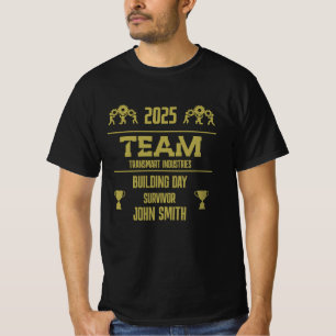Camiseta Dia de Construção da Equipe Corporativa
