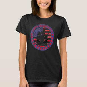 Camiseta Dia de Cristóvão Colombo História Viagem Americano