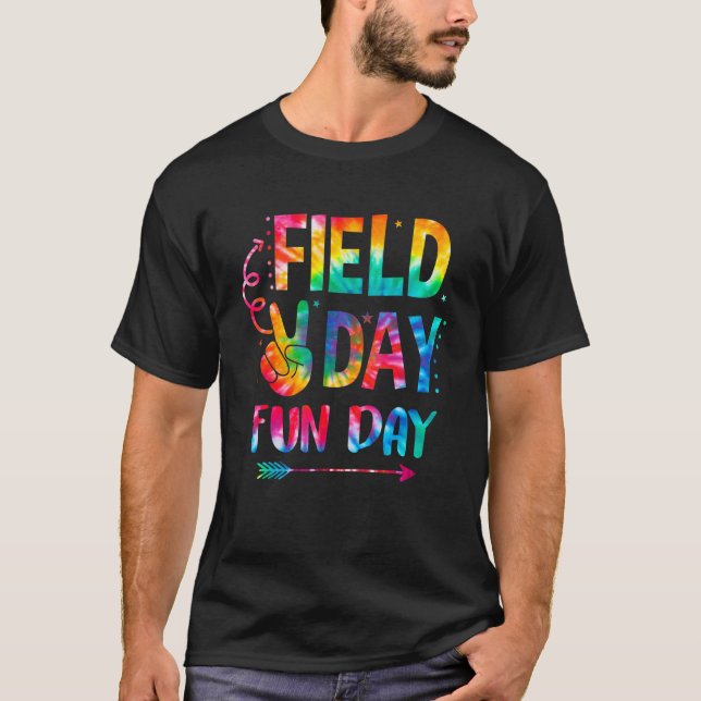 Camiseta Dia de Diversão do Campo Dia Passado de Professora (Frente)